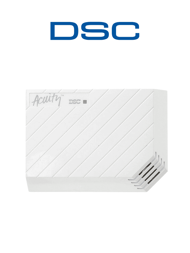 Detector de Rotura de Cristal Acústico DSC AC100, Omnidireccional Cableado, Alta Sensibilidad