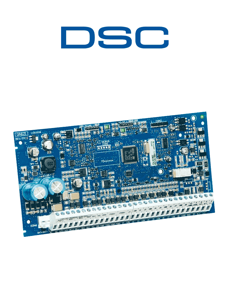 Panel de Alarma DSC HS2064PCBSPA NEO, 8/64 Zonas, Solo Panel, Expandible