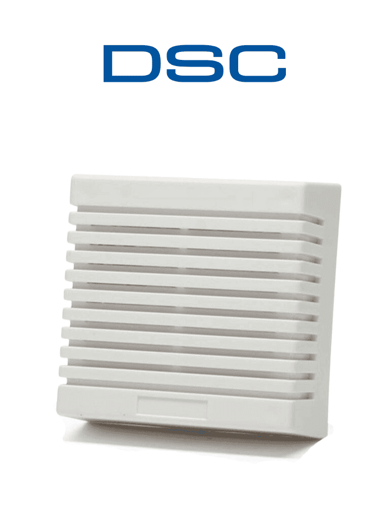 Sirena Cableada para Interior DSC SD15W, 12VCD, 15W, 2 Tonos, 85 dB