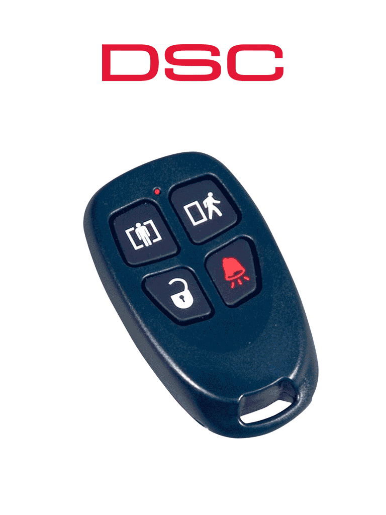 Llavero programable inalámbrico 4 botones 433 Mhz Power Series, Impassa, Maxsys