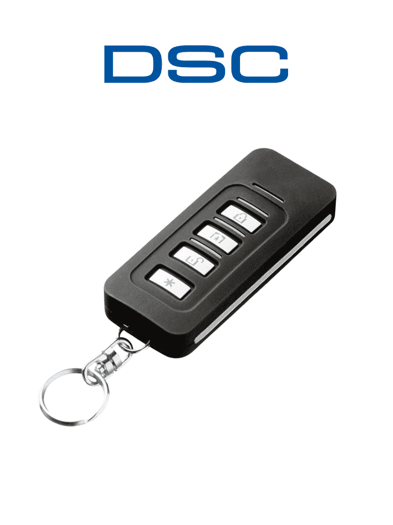 Llavero programable inalámbrico Power G Slimline 4 botones compatible NEO PRO Qolsys IoTega