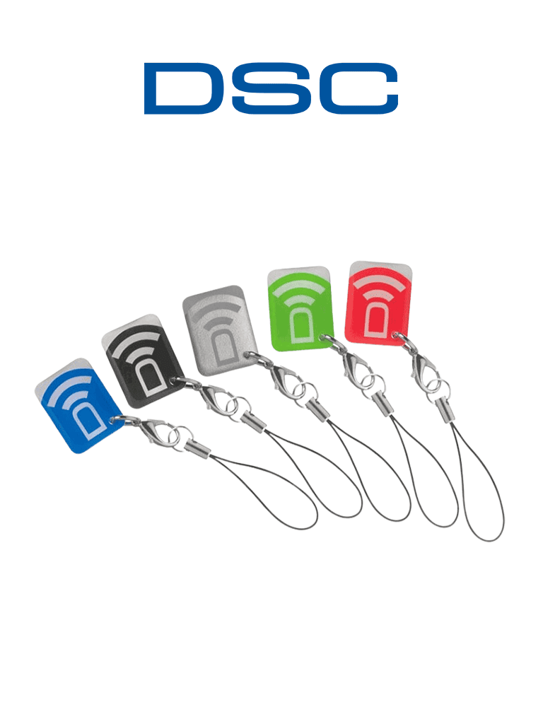 Tarjeta Mini Credencial de Proximidad DSC MPT8PK, Ocho Colores, RFID 125kHz, PVC