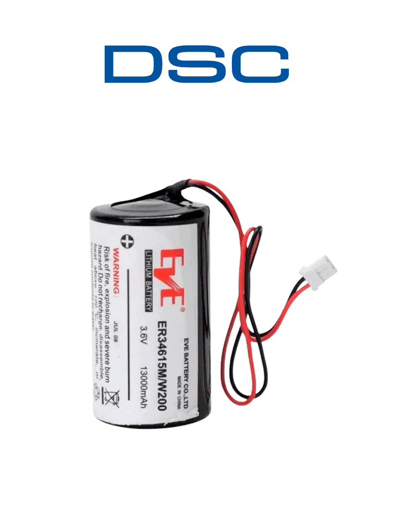 BATT13.0-3.6V Batería Dsc-batt13036v