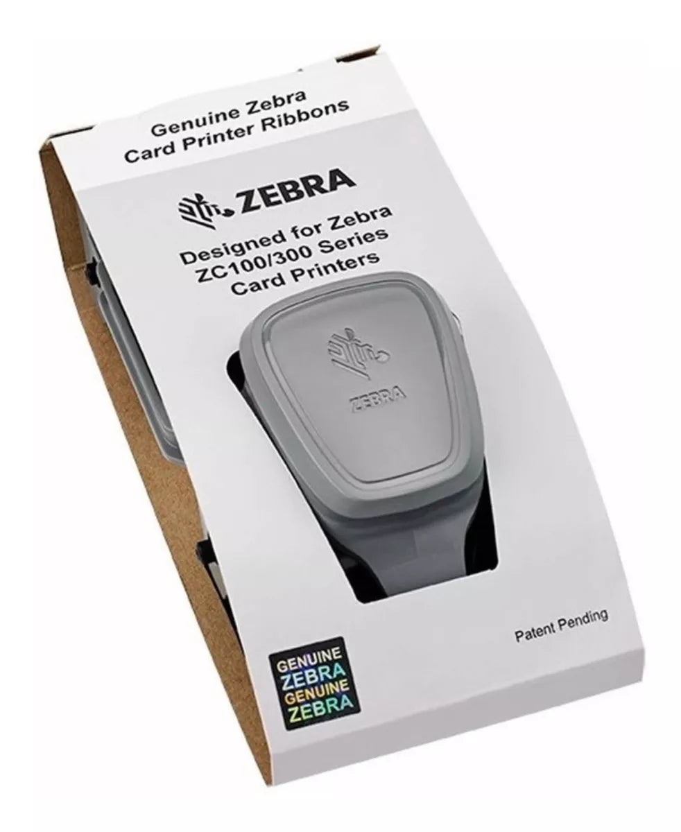 Ribbon Zebra 800300-350La 5 Panel Ymcko P/Zc100-Zc300 200 Img P/Rollo FullOffice.com