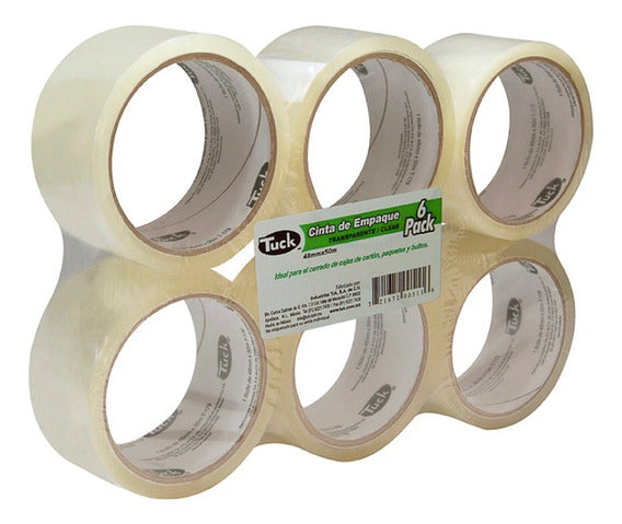 Cinta Tuk 179-T Transparente 48X50 C/6 - 179T 48X50 FullOffice.com