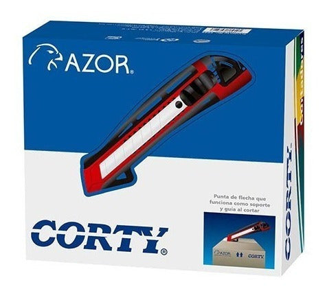 Cortador Corty 5025 Grande Punta Flecha C/25 - 5025 FullOffice.com