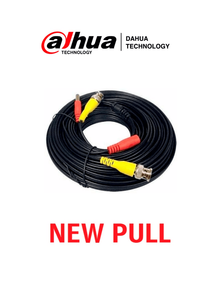 Dahua CableKit 20 Metros, Conectores BNC y de Energía, Producto Empresarial