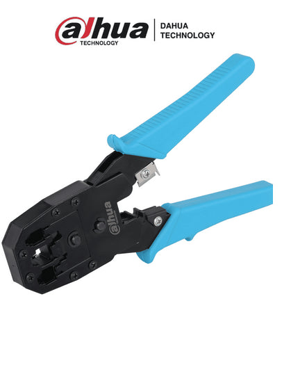 Pinzas Dahua DH-PFM915 para Plegar, Crimpear y Ponchar RJ45 y RJ11, Multifuncional, Corta y Pela Cable, Cuchilla SK5, Acero A3, Alta Resistencia