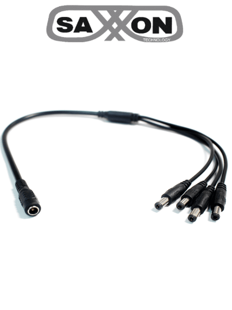 Divisor de Energía Tipo Pulpo, 1 Conector Hembra, 4 Conectores Macho, Cable de Cobre
