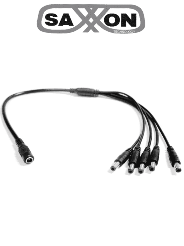 Divisor de Energía Tipo Pulpo, 1 Conector Hembra, 5 Conectores Macho, Cable de Cobre