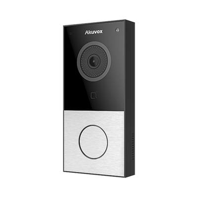 Akuvox E12W kit de timbre Negro, Gris