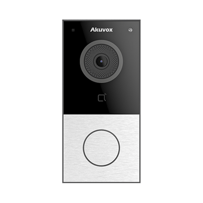 Akuvox E12W kit de timbre Negro, Gris
