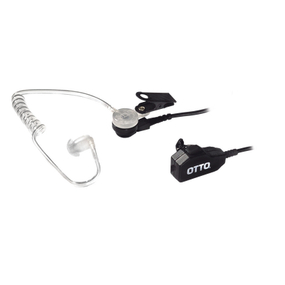 Kit de Micrófono-Audífono Comercial de 2 cables para KENWOOD NX-340/320/420, TK-3230/3000/3402/3312/3360/3170