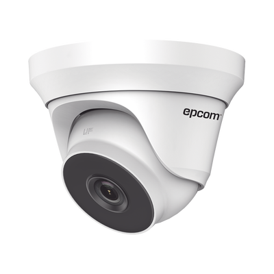 E8-TURBO-X5W - Turret TURBOHD 2 Megapixel (1080p) / Lente 2.8 mm / 50 mts IR EXIR / Exterior IP66 / METAL / Ultra Baja Iluminación / 4 Tecnologías