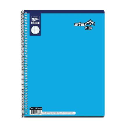Cuaderno Profesional Estrella Star Kids C5 Lisa Cuadro 100 Hojas 80g/m2