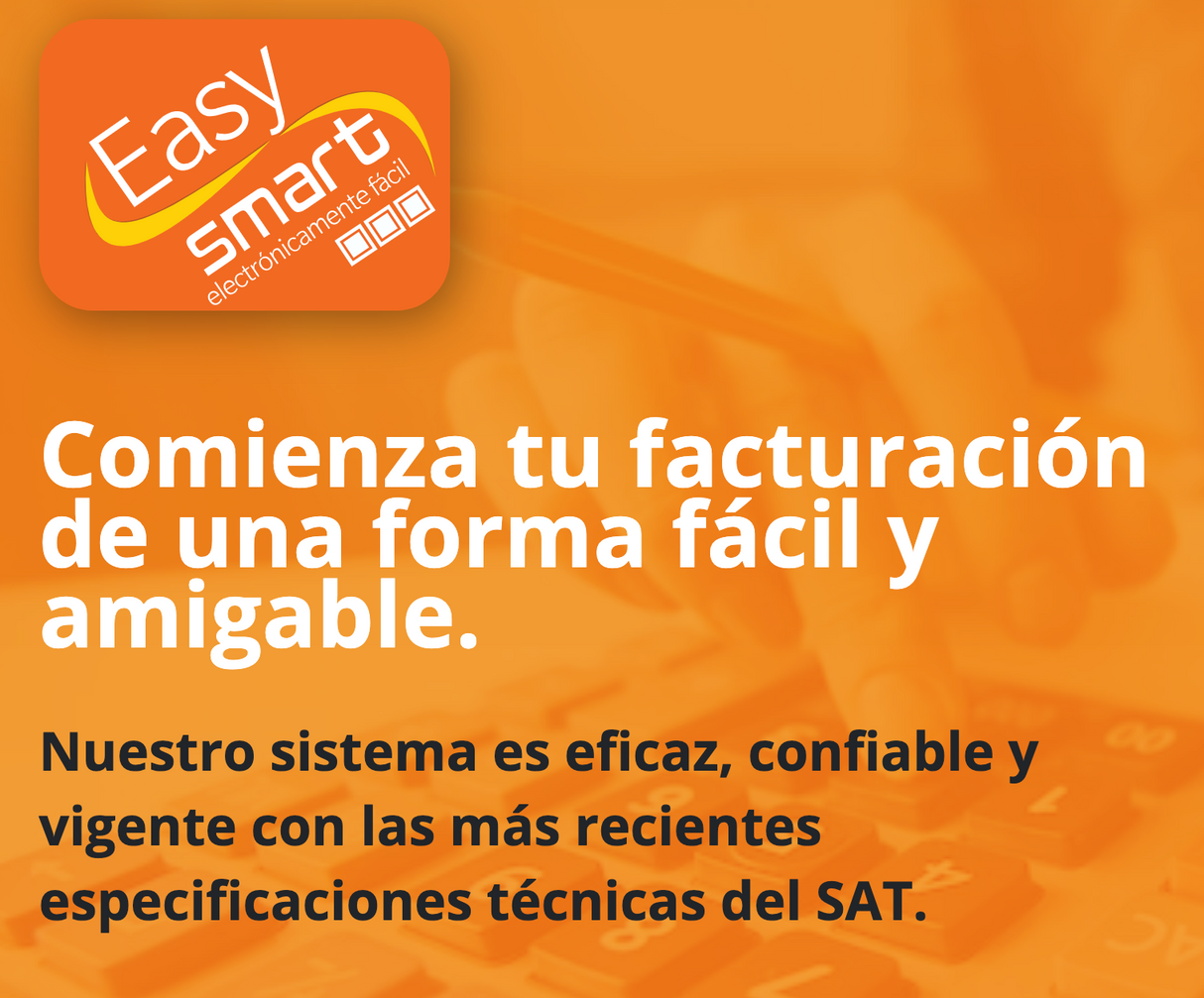 Easy Smart Producto Empresarial EASYSMART100000-, 100,000 Folios Fiscales, Alta Capacidad