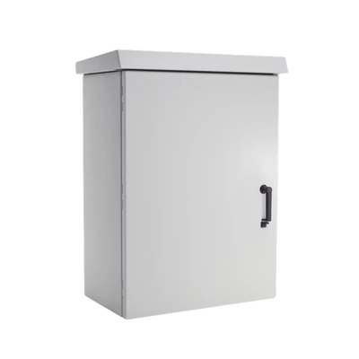 Gabinete Para Exterior OSP ComLine De 25 UR, 700 mm de Ancho, 600 mm de Profundidad, De Aluminio, Color Gris Claro Con Protección NEMA 4/12/4X/3/3R; I