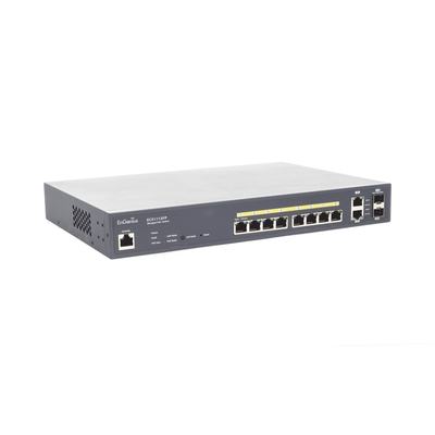 EnGenius ECS1112FP switch Gestionado L2+ Gigabit Ethernet (10/100/1000) Energía sobre Ethernet (PoE) Negro