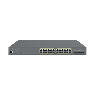 EnGenius ECS1528FP switch Gestionado L2 Gigabit Ethernet (10/100/1000) Energía sobre Ethernet (PoE) 1U Negro