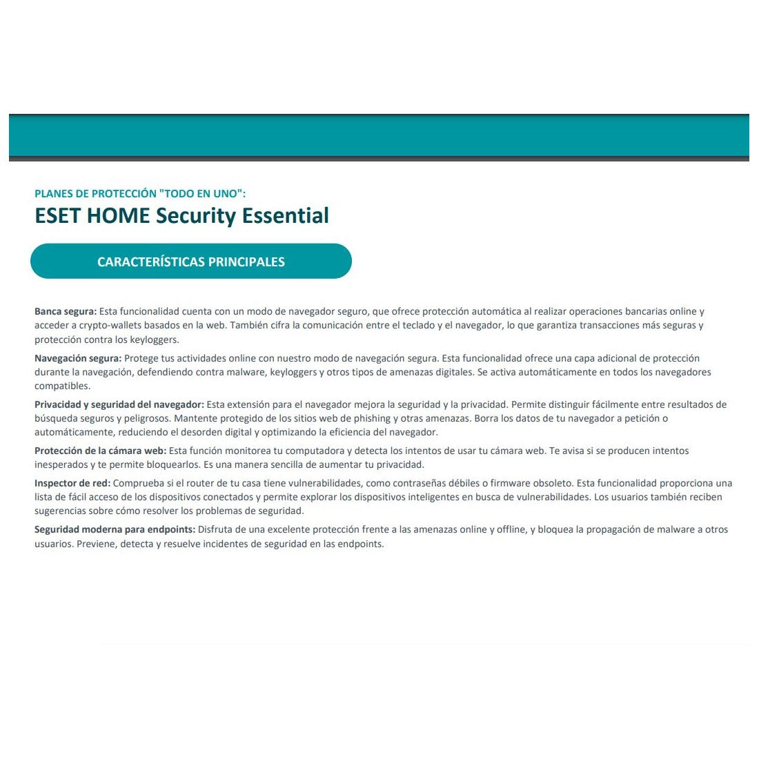 ESET EHSE101 Licencia Seguridad Doméstica 10 Dispositivos 1 Año, Protección Multiplataforma