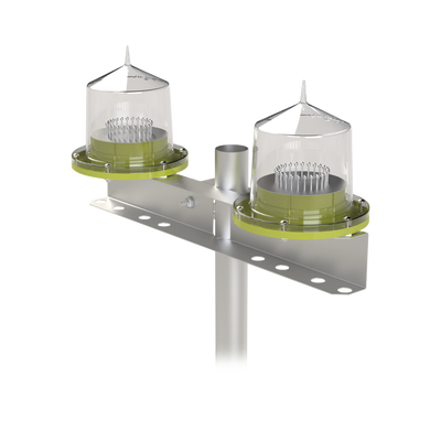 Epcom EIGSLSEDOBLE luz para alarma Fijo Transparente LED