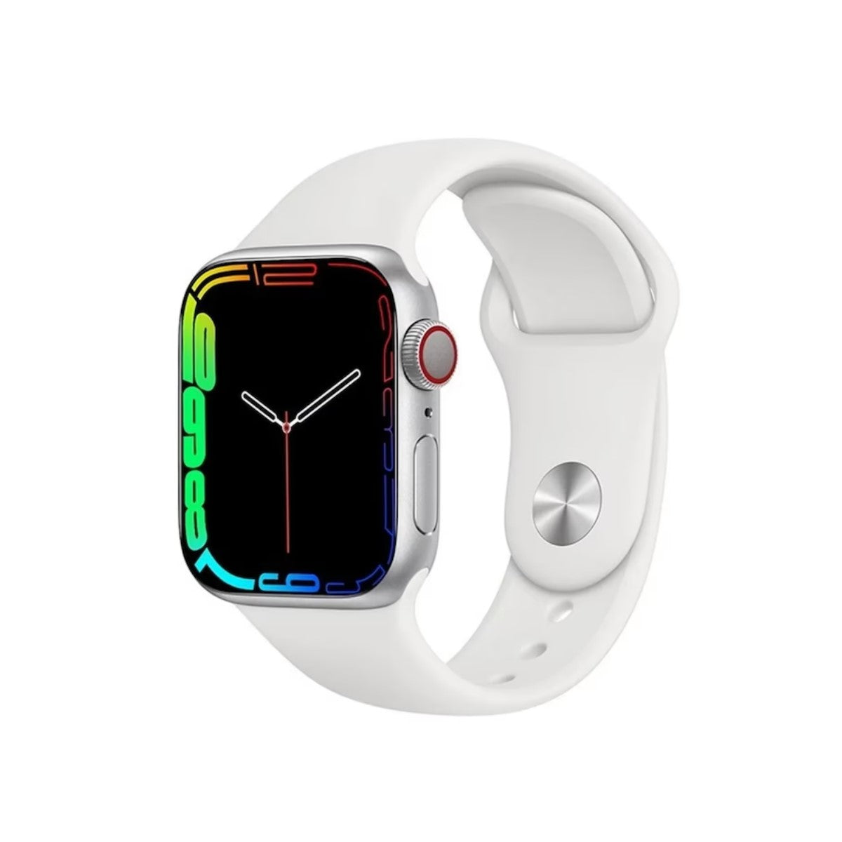 Smartwatch T200 Plus Plata, Pantalla Táctil 1.3", Monitoreo de Ritmo Cardíaco, Resistente al Agua