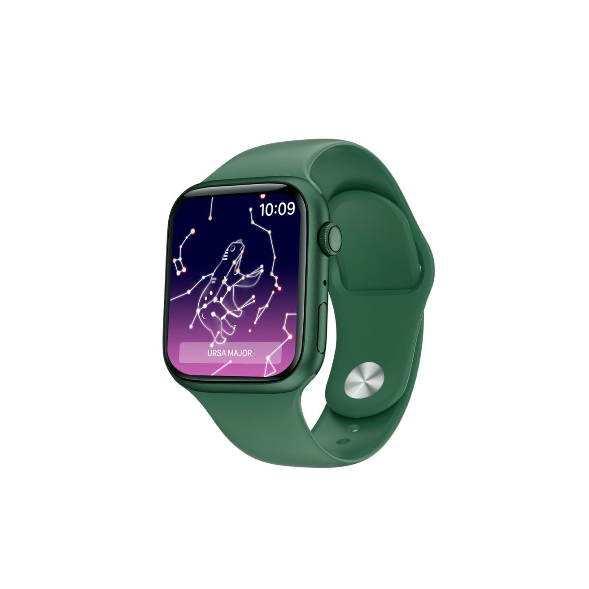 Smartwatch T200 Plus Verde Militar, Pantalla Táctil 1.3", Monitor Ritmo Cardíaco, Resistente al Agua