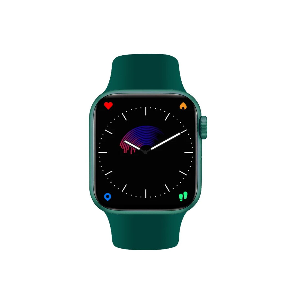Smartwatch T200 Plus Verde Militar, Pantalla Táctil 1.3", Monitor Ritmo Cardíaco, Resistente al Agua