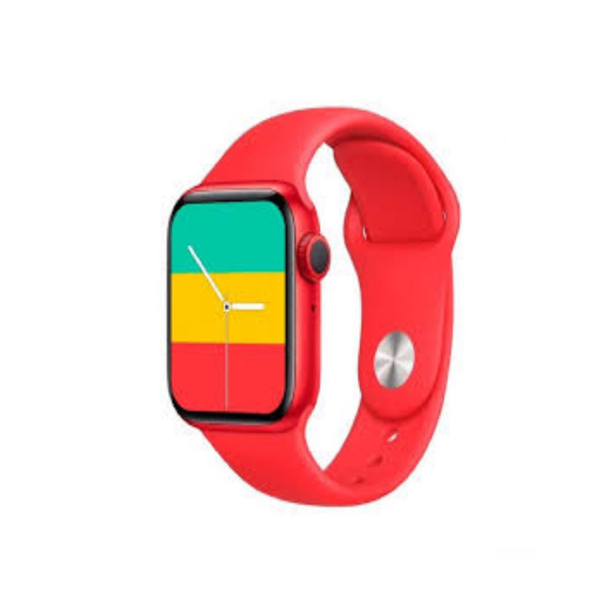 Smartwatch T55 Plus Rojo, Pantalla Táctil 1.4", Monitor de Ritmo Cardíaco, Resistente al Agua 5ATM