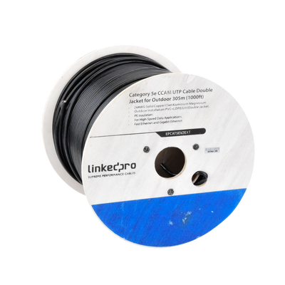 Linkedpro By Epcom Bobina de Cable UTP / Cat5e / 305 m (1000 ft) EP-CAT-5E-V2-EXT