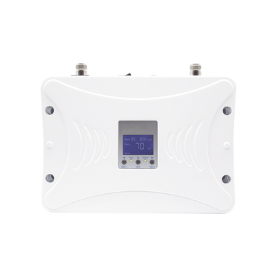 Kit Amplificador de Señal Celular 2G, 3G y 4G / Mejora llamadas convencionales y VoLTE / Amplifica señal de TELCEL, AT&T y MOVISTAR / Cubre hasta 300 m² con una antena y hasta 900 m² con 3 antenas.