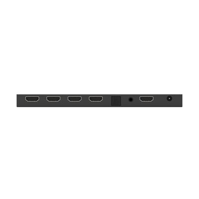 Splitter HDMI 1x4 | 1 Entrada a 4 salidas (Simultaneas) | 4K@60Hz | Extractor de Audio | Down Scaler | HDR 4:4:4 | EDID | 18Gbps