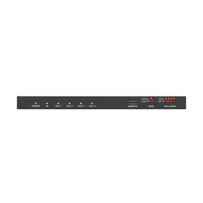 Splitter HDMI 1x4 | 1 Entrada a 4 salidas (Simultaneas) | 4K@60Hz | Extractor de Audio | Down Scaler | HDR 4:4:4 | EDID | 18Gbps