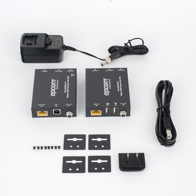 Kit Extensor HDMI con KVM | 70m | 4K2K@60Hz | 4:4:4 | HDMI2.0b y HDCP 2.2 | Salida de Audio 3.5mm | Admite PoC | Admite USB 1.1