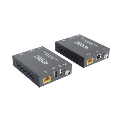 Kit Extensor HDMI con KVM | 70m | 4K2K@60Hz | 4:4:4 | HDMI2.0b y HDCP 2.2 | Salida de Audio 3.5mm | Admite PoC | Admite USB 1.1