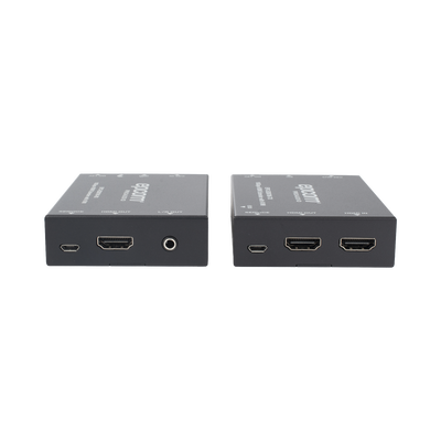 Kit Extensor HDMI con KVM | 70m | 4K2K@60Hz | 4:4:4 | HDMI2.0b y HDCP 2.2 | Salida de Audio 3.5mm | Admite PoC | Admite USB 1.1