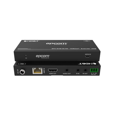 Kit Extensor HDMI | 4K2K@60HZ | HDR 4:4:4 | HDBaseT | 120/150m | Salida de Audio | HDCP 2.2 | IR Bidireccional
