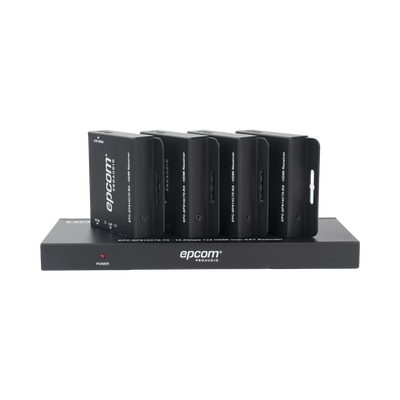 Splitter HDMI 1x4 | Extensor HDMI | 4K@30Hz 40m | 1080p@60Hz 70m | Función PoC | 4:4:4