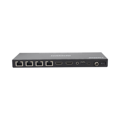 Splitter HDMI 1x4 | Extensor HDMI | 4K@30Hz 40m | 1080p@60Hz 70m | Función PoC | 4:4:4