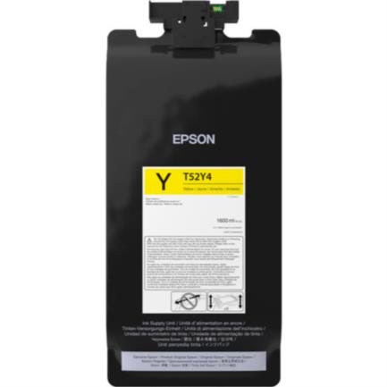 Tinta Epson UltraChrome T52Y XD3 1.6L Amarillo Alta Capacidad