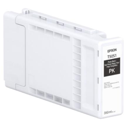 Tinta Epson T50S UltraChrome XD3 350ml Negro Photo, Alta Capacidad, Impresiones de Calidad