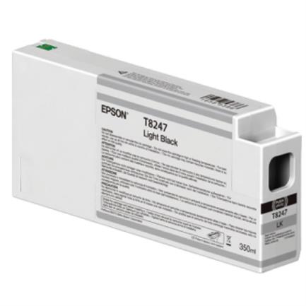 Tinta Epson UltraChrome HD 350 ml Color Negro Claro, Impresoras SureColor Serie P, Rendimiento Alto