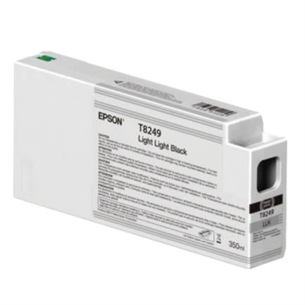 Tinta Epson UltraChrome HD 350 ml Color Negro Claro, Impresoras SureColor Serie P, Tinta Pigmentada