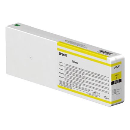 Tinta Epson UltraChrome HD 700 ml Color Amarillo, Alta Capacidad, Impresión Profesional