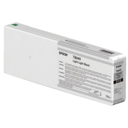 Tinta Epson UltraChrome HD 700 ml Color Gris Claro, Impresión de Alta Capacidad y Calidad