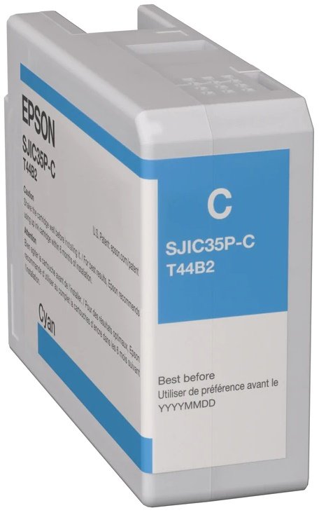 Cartucho De Tinta Epson Sjic35P Colorworks C6500/6000 Color Cian - C13T44B220 FullOffice.com