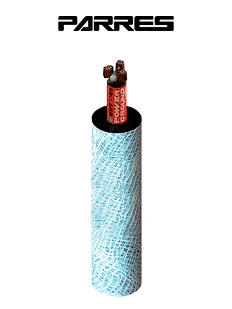 Electrodo de Puesta a Tierra PARRES EPT-PG45, Filtro RLC 100 KHz - GHz, 4" x 50 cm