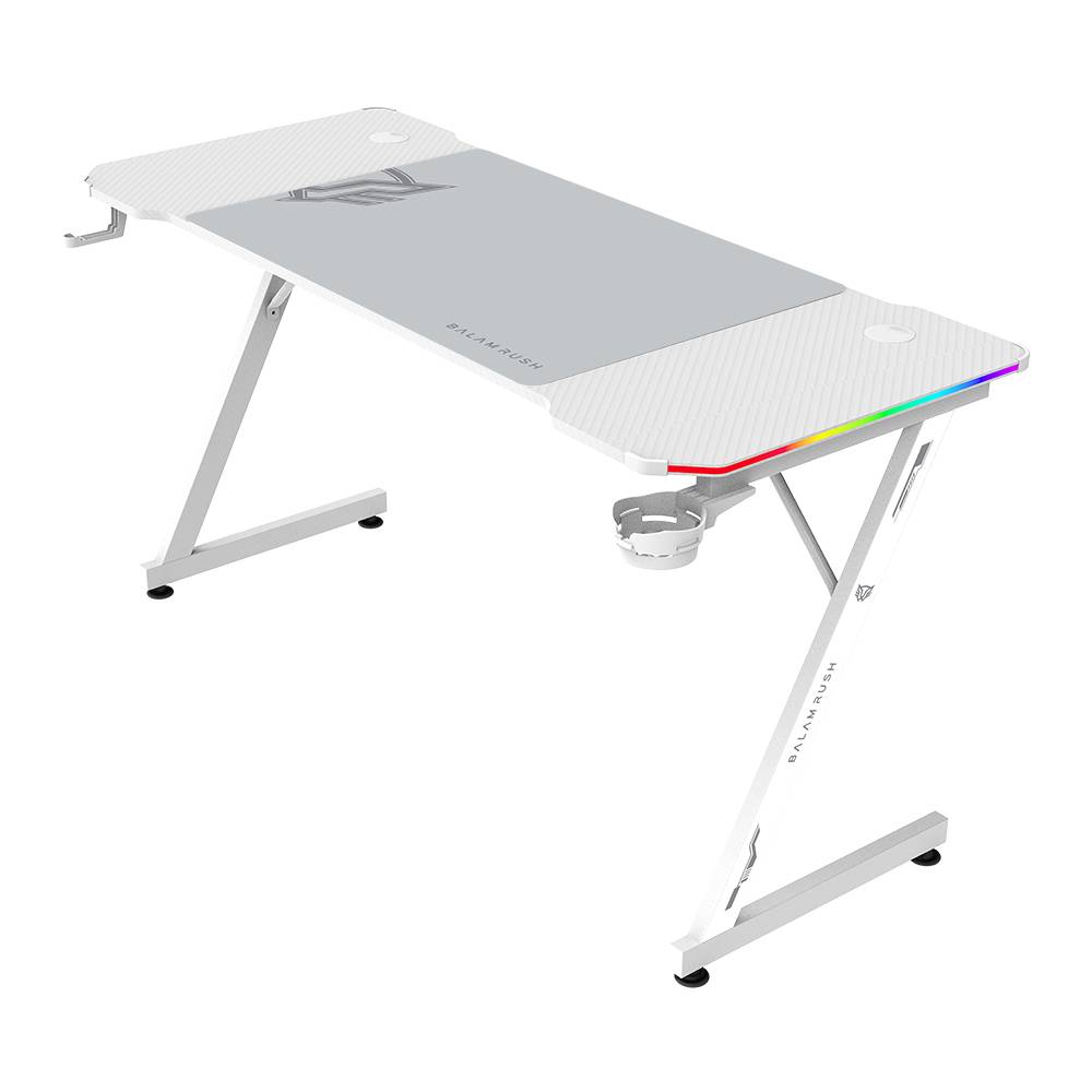 Escritorio Gaming Balam Rush MRX6000, Superficie 120x60cm, Altura Ajustable, Porta Auriculares