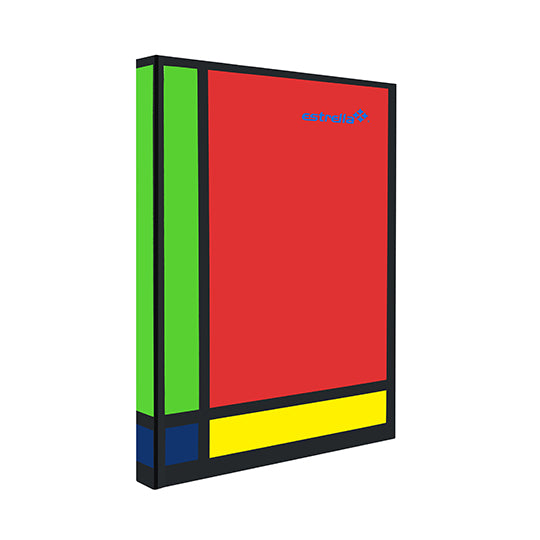 Libreta 1/4 pasta dura forma francesa Es