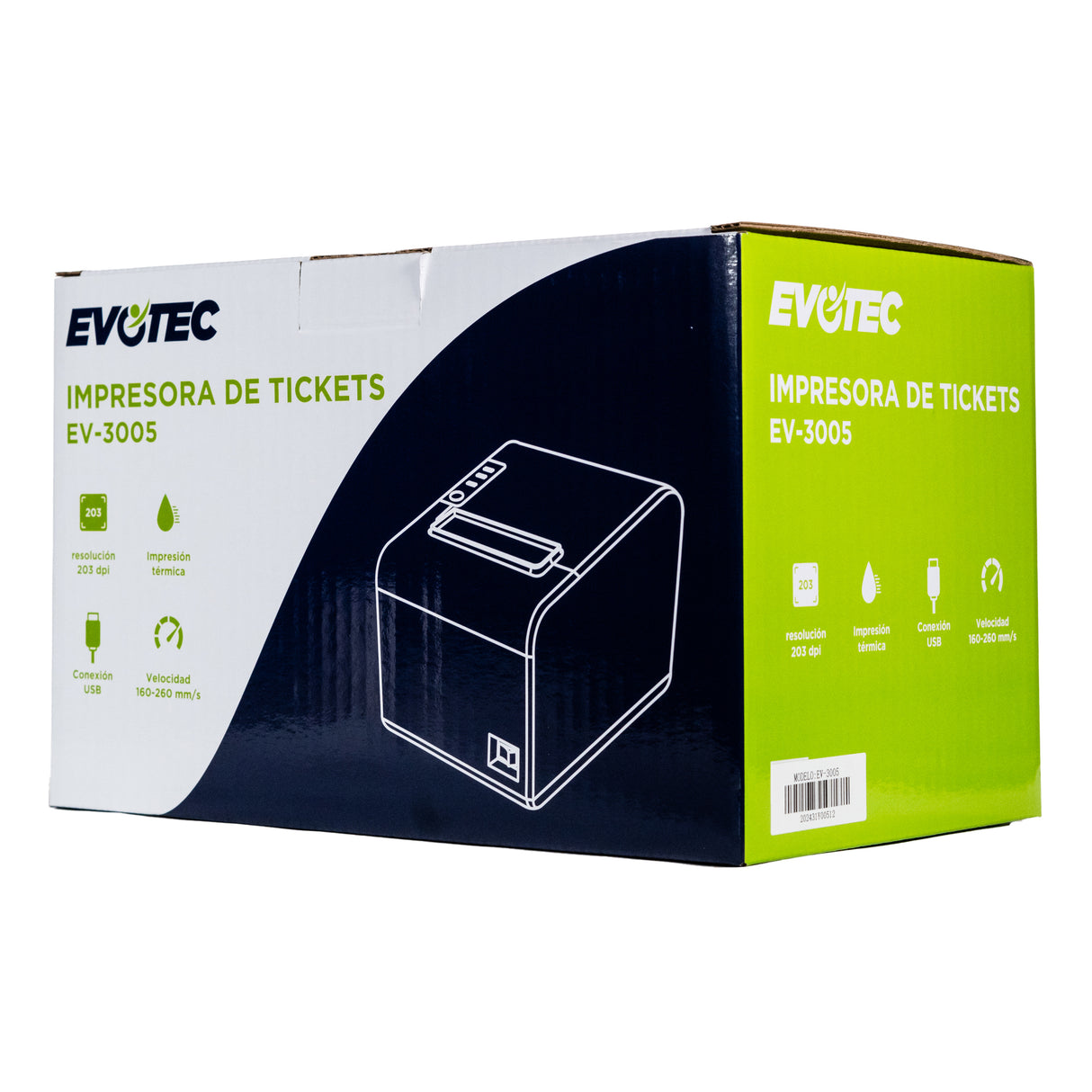 Evotec EV-3005 Impresora de Tickets Térmica — EV-3005-07.jpg